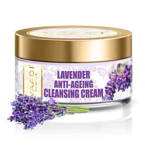 Buy Vaadi Herbals Lavender Anti-Ageing Cleansing Cream (50 g) - Purplle