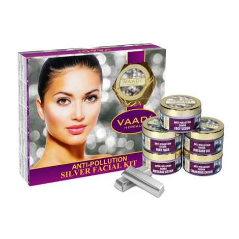 Buy Vaadi herbals Anti Pollution Silver Facial Kit (270 g) - Purplle
