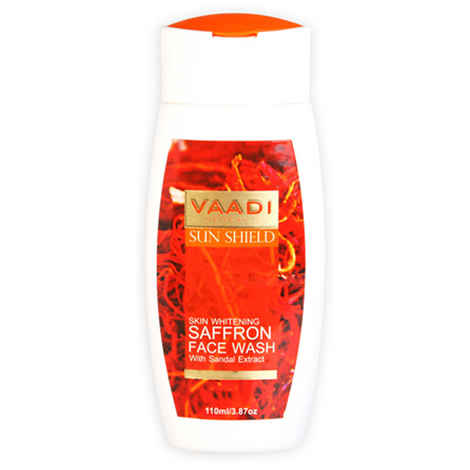 Buy Vaadi Herbals Skin Whitening Saffron Face Wash With Sandal Extract (110 ml) - Purplle