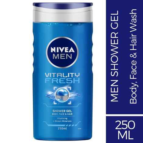 Buy Nivea Men Vitality Fresh Shower Gel (250 ml) - Purplle