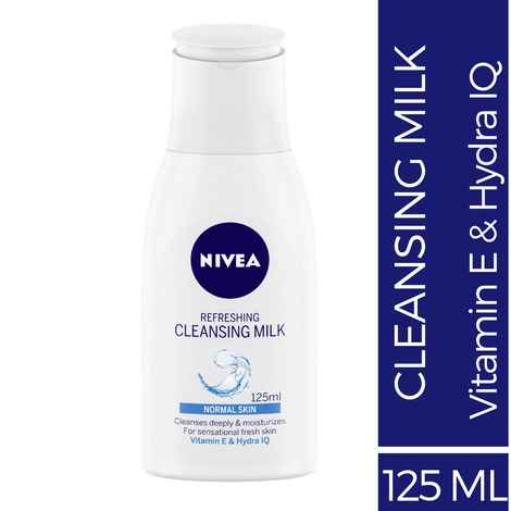 Buy NIVEA Cleansing Milk, Refreshing, 125ml - Purplle