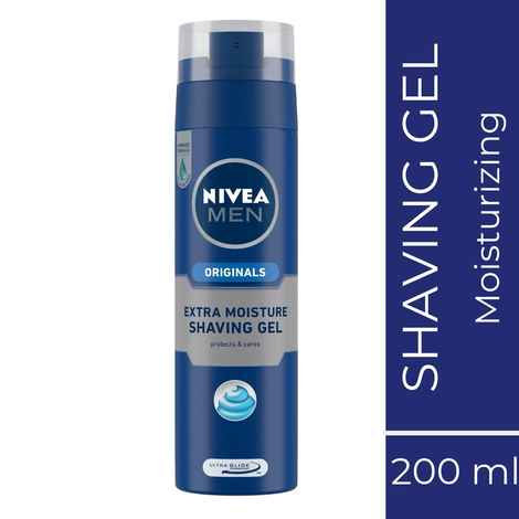 Buy Nivea Men Originals Extra Moisture Shaving Gel (200 ml) - Purplle
