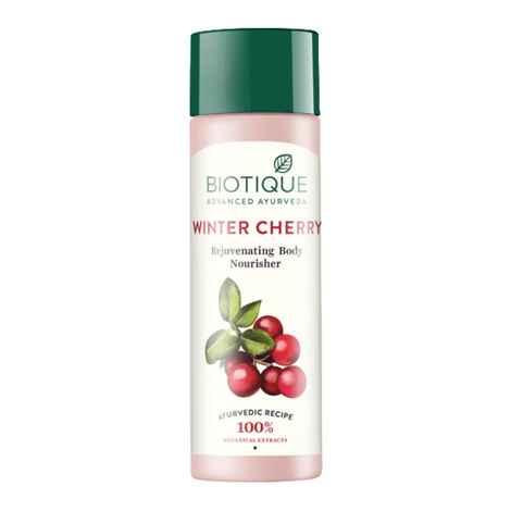 Buy Biotique Winter Cherry Rejuvenating Body Nourisher (190 ml) - Purplle