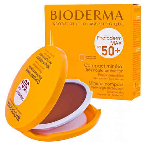 Buy Bioderma Photoderm Max Mineral Compact Very high Protection SPF 50+ (10 g) - Purplle