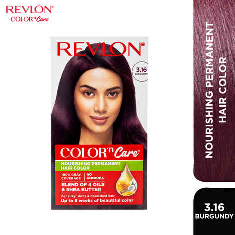 Buy Revlon Color N Care Permanent Hair Color Cream 3.16 Burgundy 40 gm - Purplle