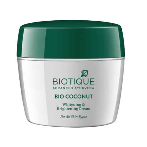 Biotique Bio Coconut Whitening & Brightening Cream (175 g)