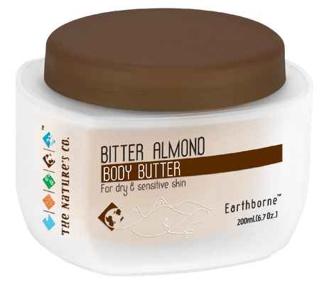 Buy The Natures Co. Bitter Almond Body Butter (200 ml) - Purplle