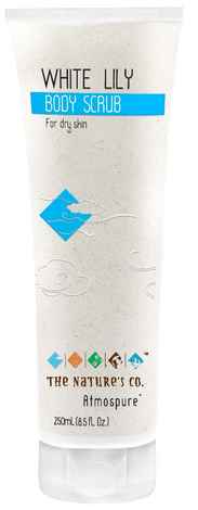 Buy The Natures Co. White Lily Body Scrub (250 ml) - Purplle
