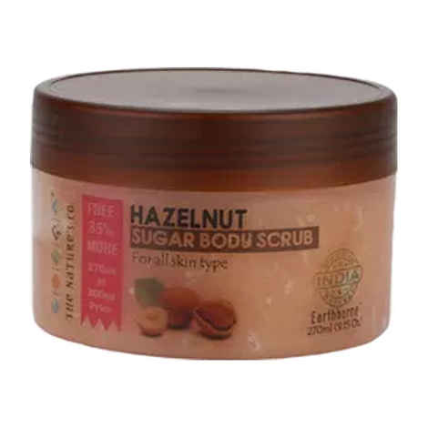 Buy The Natures Co. Hazelnut Sugar Body Scrub (200 ml) - Purplle