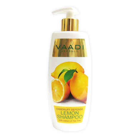 Vaadi Herbals Dandruff Defense Lemon Shampoo (350 ml) (Buy 1 get 1 Free)