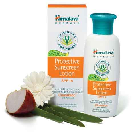 Buy Himalaya Protective Sunscreen Lotion SPF-15 (50 ml) - Purplle