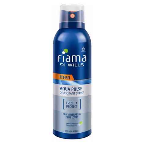Buy Fiama Di Wills Aqua Pulse Deodorant For Men (200 ml) - Purplle