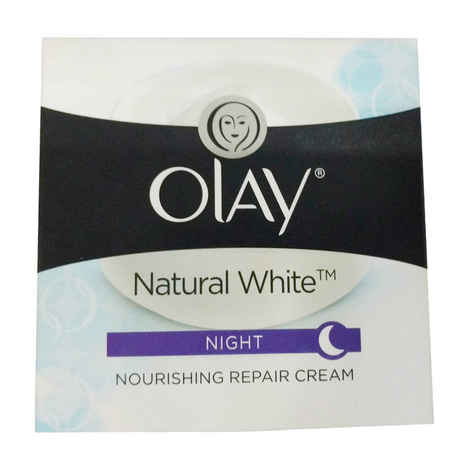 Buy Olay Natural White Nourishing Repair Night Cream (50 g) - Purplle