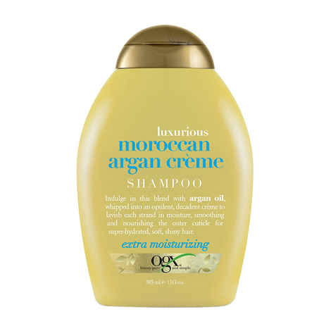 Buy OGX (Organix) Luxurious Moroccan Argan Creme Shampoo (385 ml) - Purplle