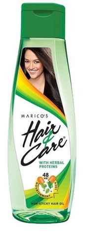 Buy Hair & Care Non Sticky Hair Oil (200 ml) + Pink Glitter - Purplle