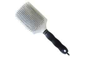 Buy Corioliss White soft Cushion Large Paddle Brush with Mic