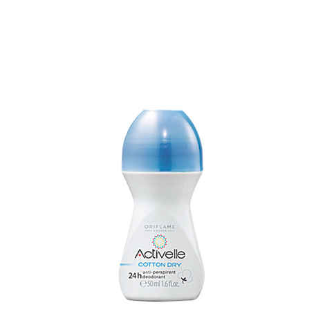 Buy Oriflame Activelle Anti Perspirant 24h Deodorant Cotton Dry (50 ml) - Purplle