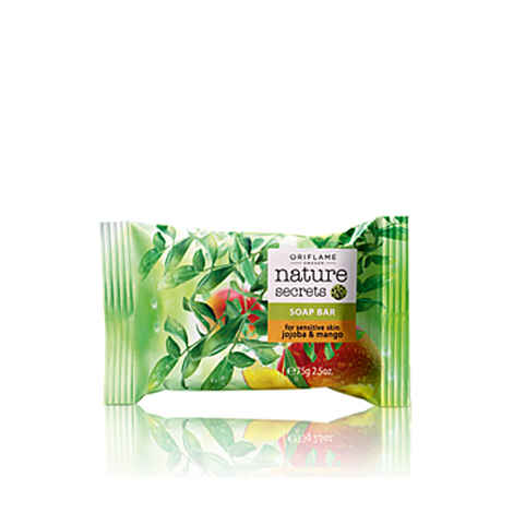 Buy Oriflame Nature Secrets Soap Bar for Sensitive Skin Jojoba & Mango (75 g) - Purplle