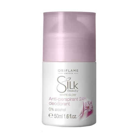 Buy Oriflame Silk Beauty White Glow Anti Perspirant 24h Deodorant (50 ml) - Purplle