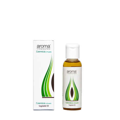 Buy Aroma Treasures Calendula (infused) Vegetable Oil (50 ml) - Purplle