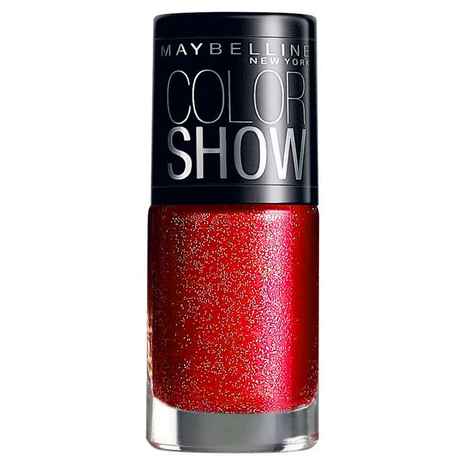 Buy Maybelline New York Color Show Nail Polish Glam Red Carpet 604 - Purplle