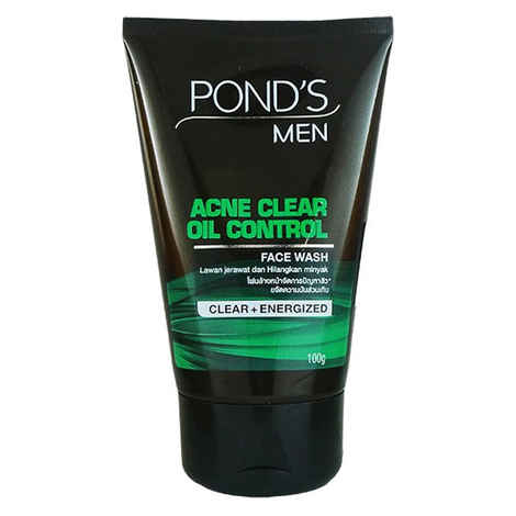 Buy Ponds Men Acno Clear Oil Control Face Wash (100 g) - Purplle
