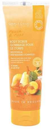 Buy Grace Cole Peach & Pear Reviving Refreshing Formula Body Scrub (238 ml) - Purplle