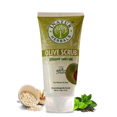 Inatur Olive Face Scrub (150 g)