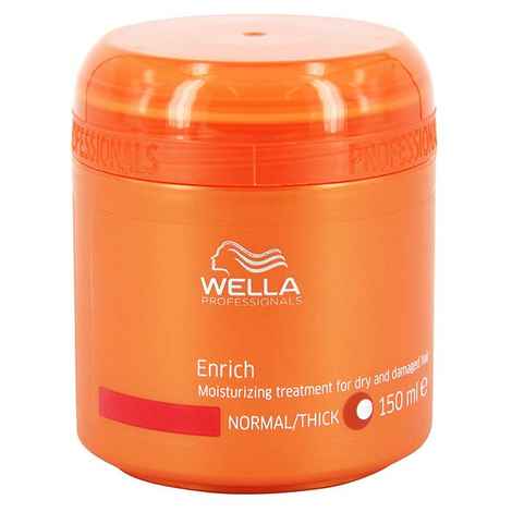 Buy Wella Professionals Enrich Moisturizing Treatment For Dry & Damaged Hair (150 ml) - Purplle