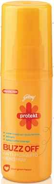 Buy Protekt Buzz Off Anti Mosquito Skin Spray (50 ml) - Purplle