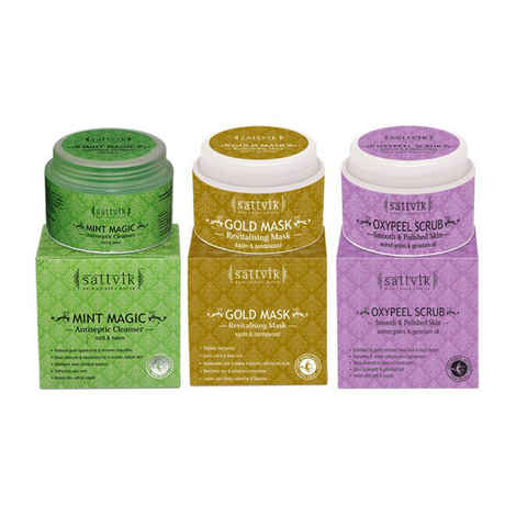 Buy Sattvik Organics Instant Glow Combo - Purplle