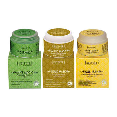 Buy Sattvik Organics Skintilating Combo - Purplle