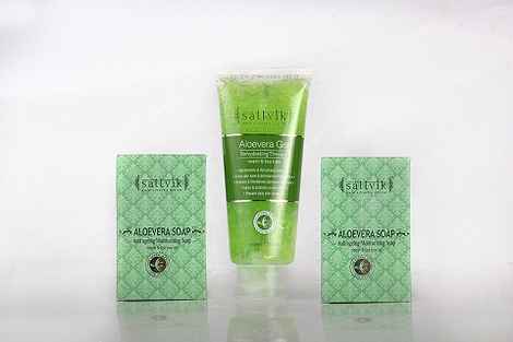 Buy Sattvik Organics Aloe Glow Combo Plus - Purplle