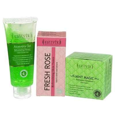 Buy Sattvik Organics Skin Tastic Combo - Purplle