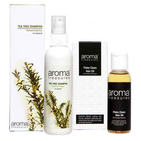 Buy Aroma Treasures No Dandruff Mini Combo - Purplle