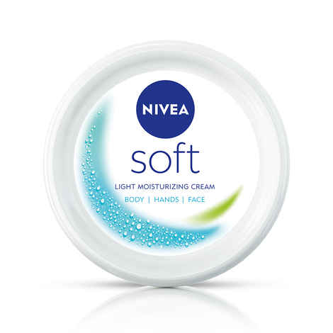 Buy NIVEA Soft, Light Moisturising Cream, 100ml - Purplle