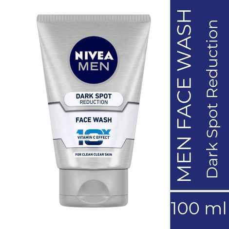 Buy Nivea MEN Face Wash, Dark Spot Reduction, 10x Vitamin C (100 ml) - Purplle