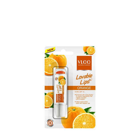 Buy VLCC Lovable Lips Orange (4.5 g) - Purplle