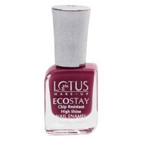 Buy Lotus Herbals EcoStay Nail Enamels Cool Mulberry (10 ml) - Purplle