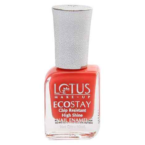 Buy Lotus Herbals EcoStay Nail Enamels Peach Glory (10 ml) - Purplle