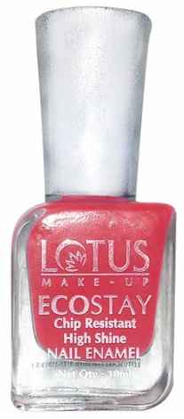 Buy Lotus Make-Up Ecostay Nail Enamel Wine Kiss | Easy to Apply | Glossy Finish | 10ml - Purplle