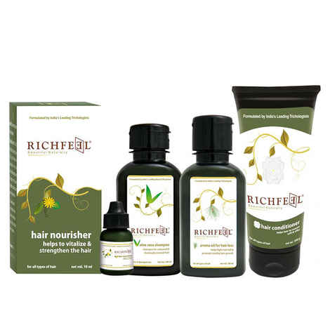 Buy Richfeel Hair Loss Reduction Combo Kit - Purplle