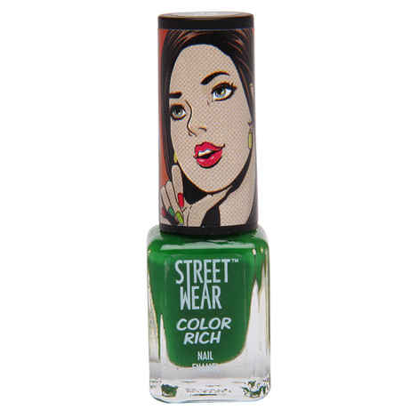 Buy Streetwear Color Rich Nail Enamel - Emerald Eyes 33 (5 ml) - Purplle