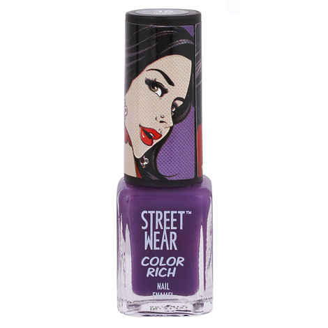 Buy Street Wear Color Rich Nail Enamel Drama Diva 15 (5 ml) - Purplle