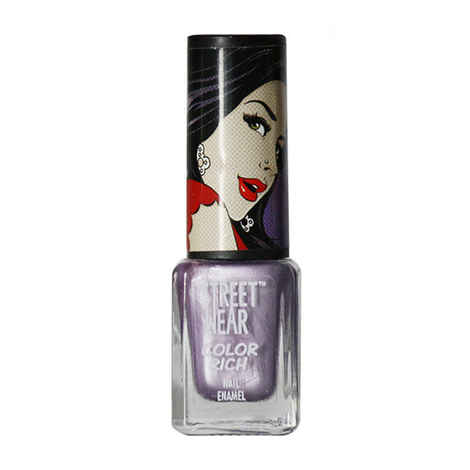 Buy Street Wear Color Rich Nail Enamel Liiac Lust 19 (5 ml) - Purplle