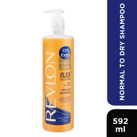 Buy Revlon Flex Body Building Shampoo - For Normal To Dry Hair 592 ml - Purplle