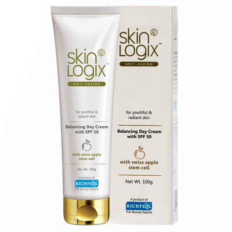Buy Richfeel Skin Logix Anti Ageing Balancing Day Cream SPF-50 (100 g) - Purplle