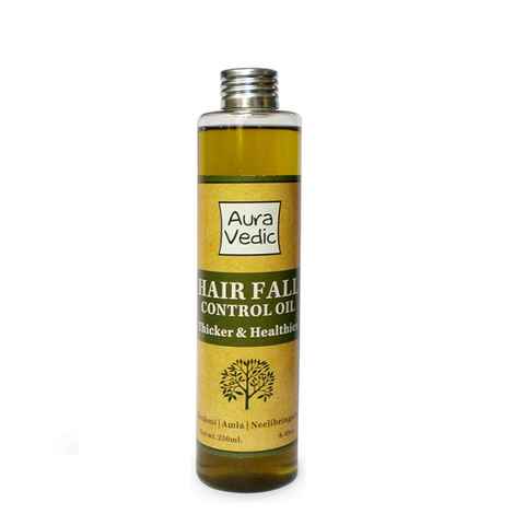 Buy Auravedic Hair Fall Control Oil (250 ml) - Purplle