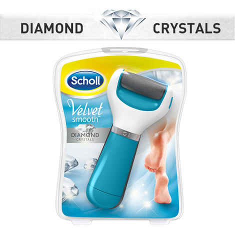 Buy Scholl Diamond Crystals Velvet Smooth Electronic Foot File - Purplle