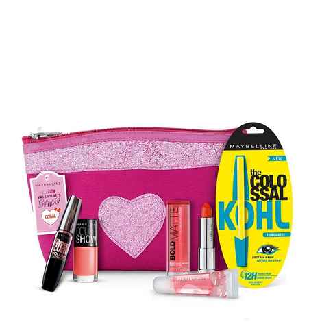 Buy Maybelline Instaglam Valentine Pouch Coral - Purplle